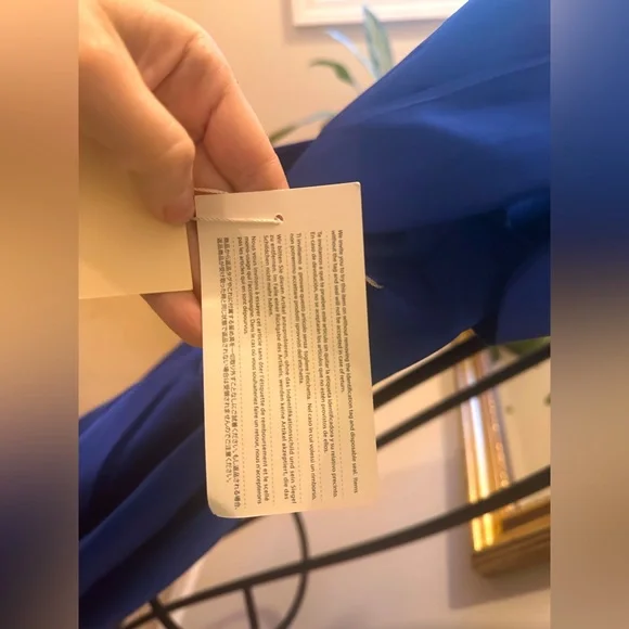 A-line Elegant Off-Shoulder Blue Gown - Picture 6 of 15